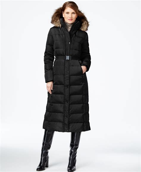 women michael kors long coat|michael kors winter coat women.